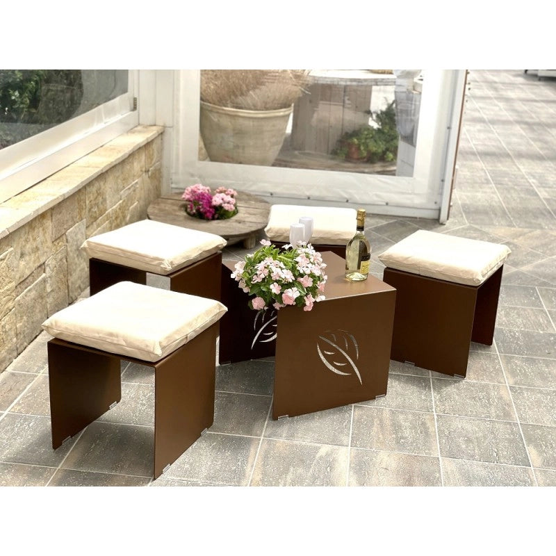 Set da Interno e da Esterno Evolusi Corten Tecnokit