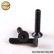Viti a secco 20 pezzi - Viti a 6 facce con testa a 6 - M6 x 40 mm - Viti nere - Diverse lunghezze di viti - Inclusa chiave a ingranaggi