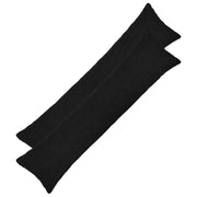 Federa 2 pcs HEERLEN Nero 40 x 145 cm Bouclé 908916