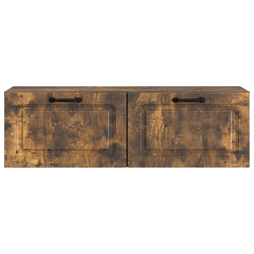 Mobile Porta TV da Muro Rovere Fumo 98 x 31 x 30 cm 899410