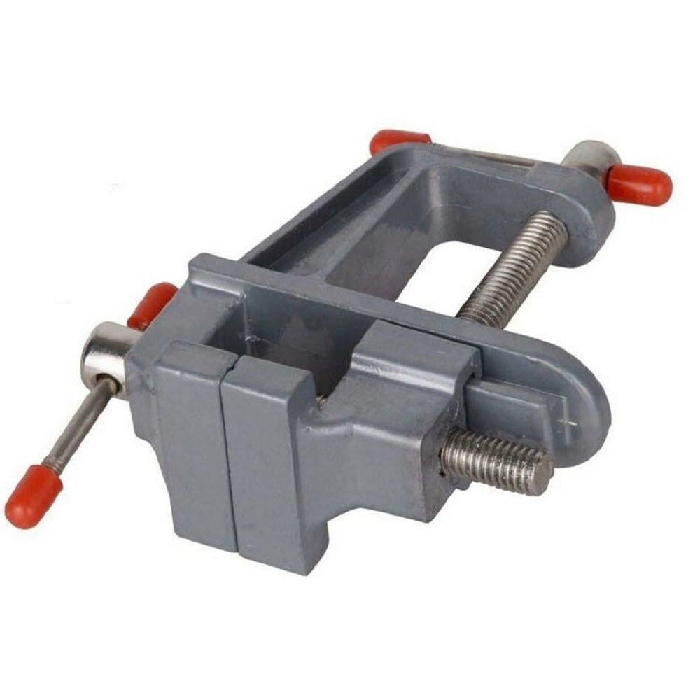 Trade Shop - Morsa Da Banco Girevole Fissaggio A Morsetto Apertura Ganasce 30 Mm -