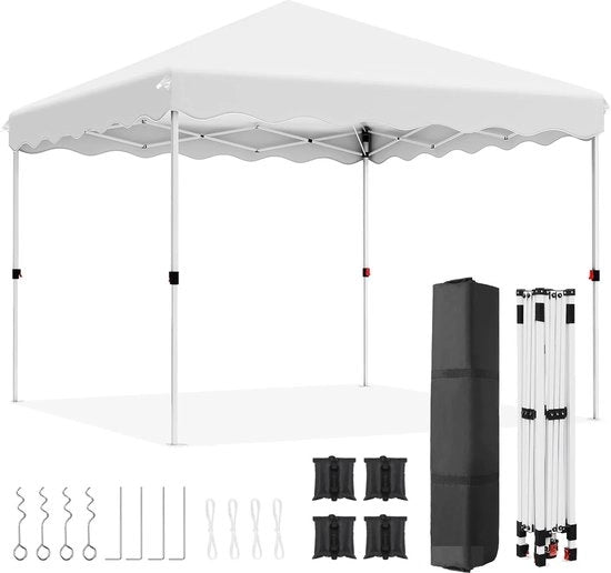 Tenda da festa pieghevole - 100% impermeabile - 300x300 cm