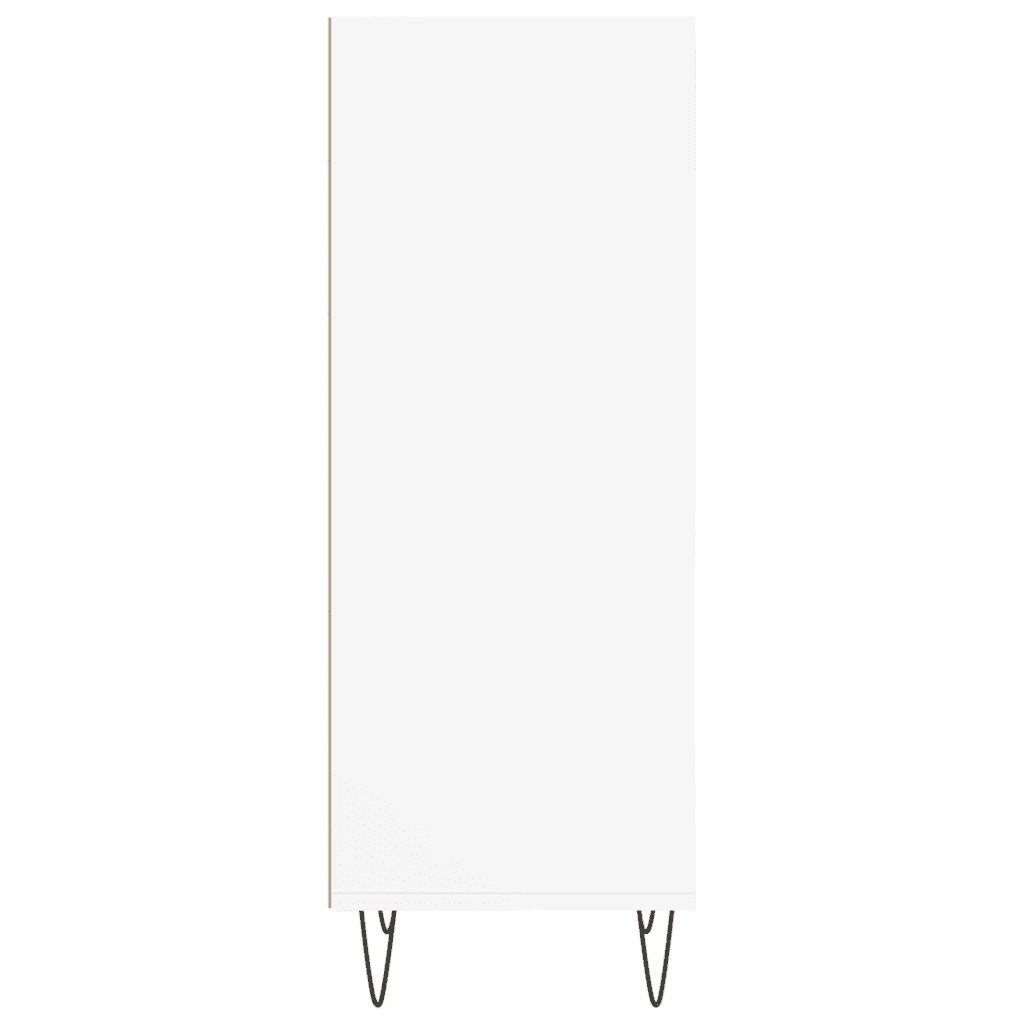 Credenza-Buffet-Armadio da cucina Bianca 34,5x32,5x90 cm in Legno Multistrato 632013