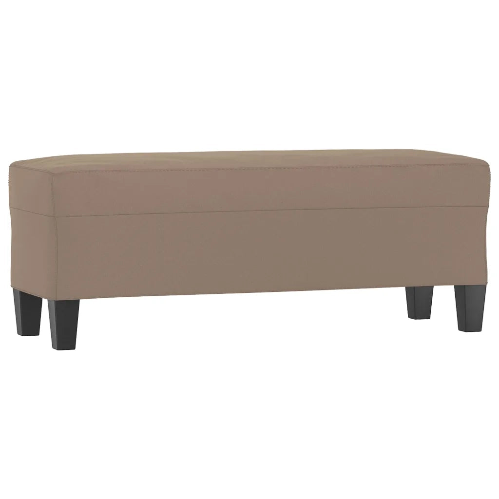 Panca tortora 100x35x41 cm in Microfibra 349465