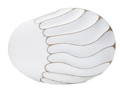 Vaso Lines 34x24,5x11,5 cm in Poliresina Bianco