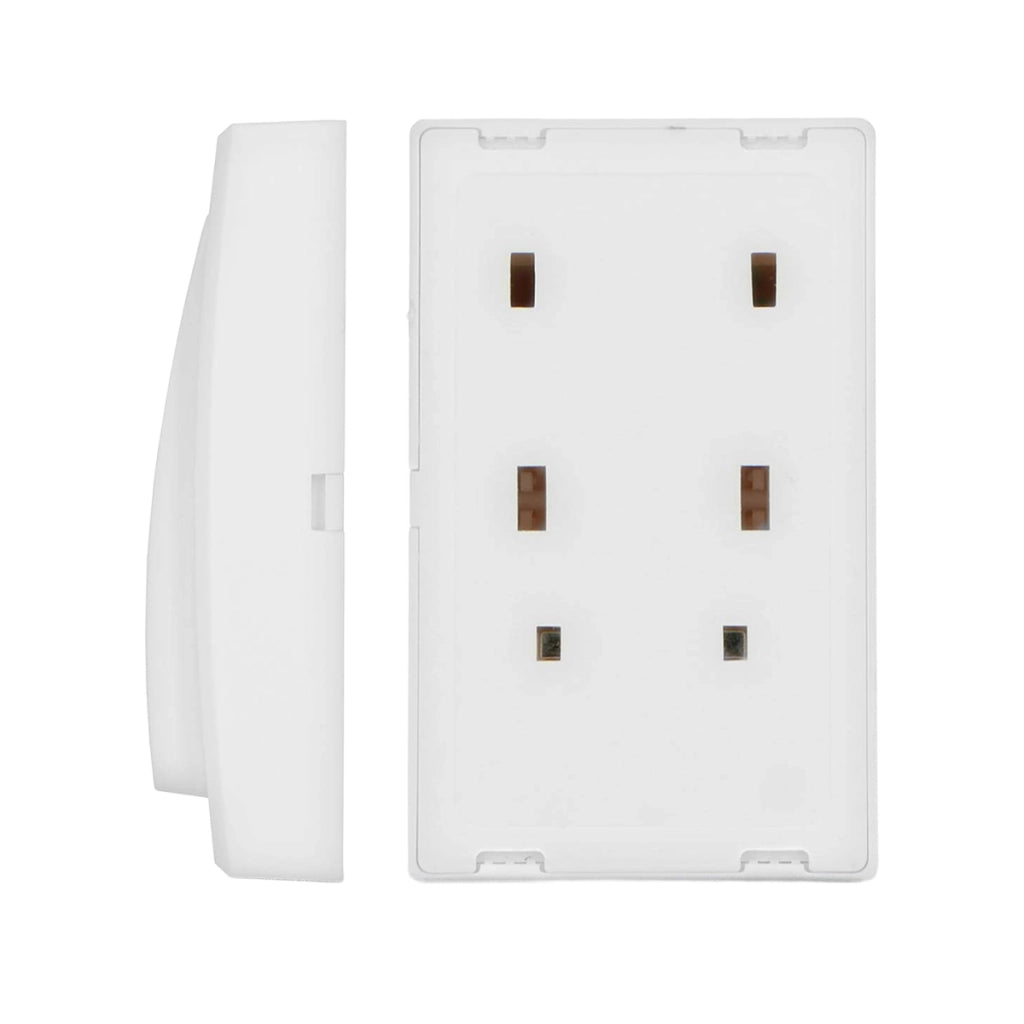 Campanello Senza Fili Cinetico Impermeabile IP44 Portata Fino a 200 metri Bianco Alecto