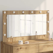 Specchio da Vanità Rovere artigianale 100 x 55 x 18 cm 868308