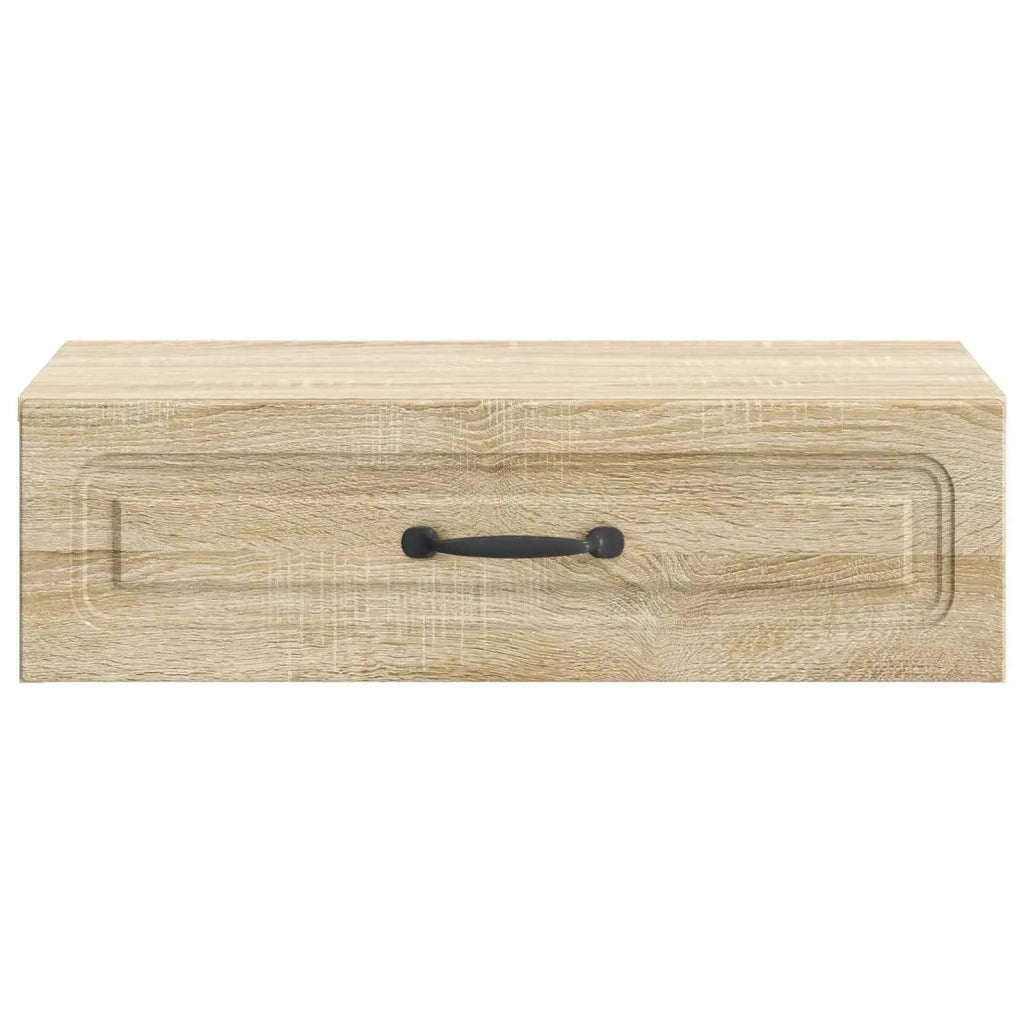 Tavolino da Parete Laterale Rovere Sonoma 59 x 34,5 x 17 cm 899337