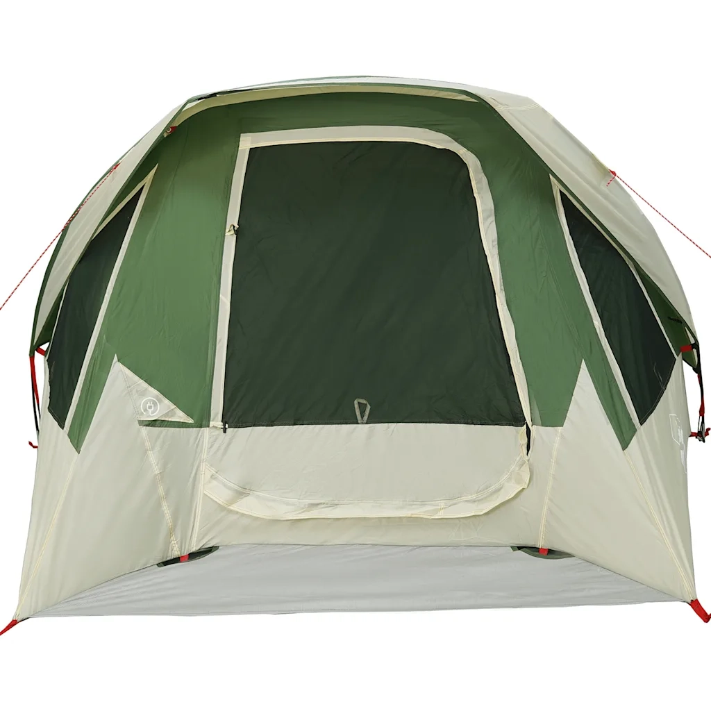 Tenda Familiare Cabina per 6 Persone Verde Impermeabile 4100667