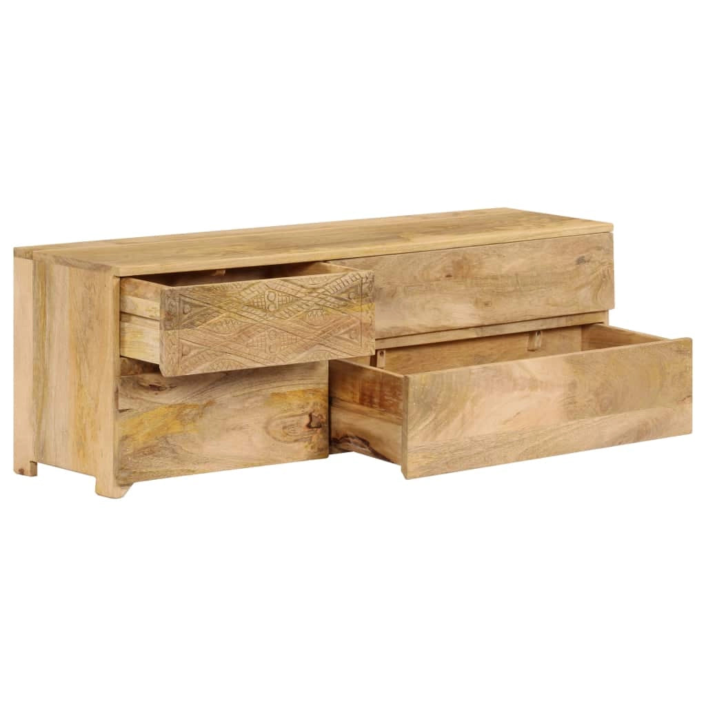 Pratico mobile porta TV/credenza di design in legno massello di mango 120 cm 2502171