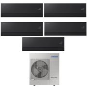 Condizionatore Penta Split Samsung WindFree Première Black 7+9+9+9+9 con AJ100TXJ5KG R-32 Wi-Fi Integrato