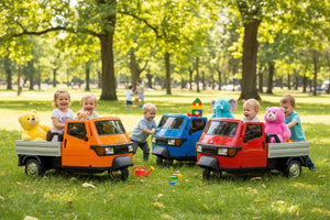 Macchina Elettrica per Bambini Licenza Piaggio Apecar 12V Verde