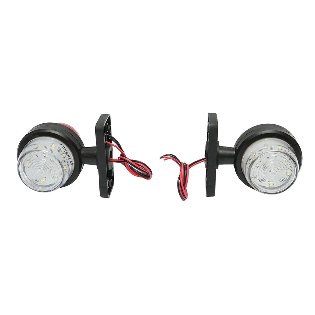 Luce di posizione laterale a LED rotante 12-24 V, bianco-rosso FR0237 Breckner Germany