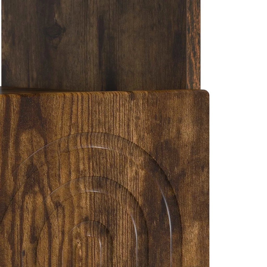 Mobile TV LED Rovere Fumo Legno ingegnerizzato 896340