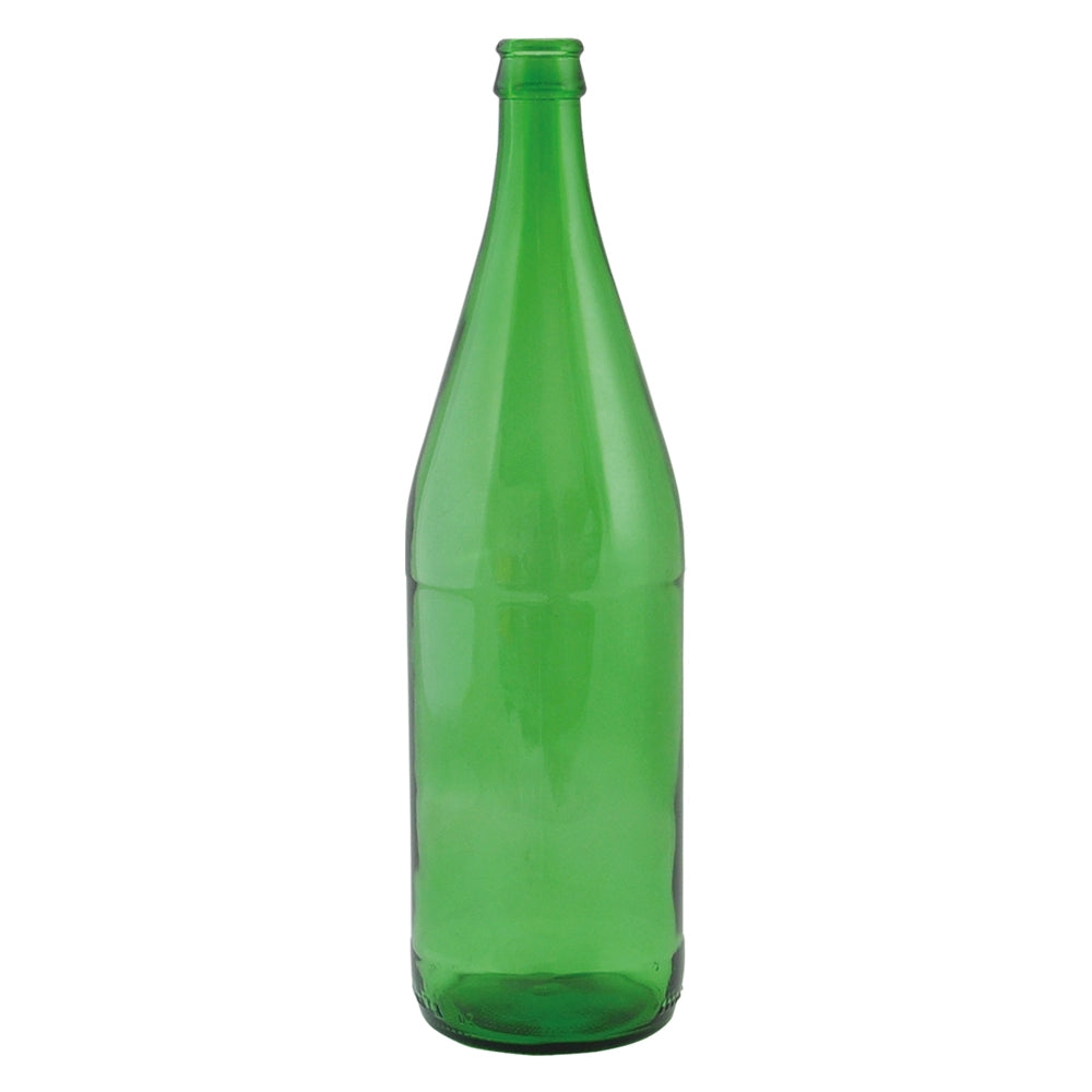 BOTTIGLIA IN VETRO 1000 ml - colore verde- 20 pezzi  - BricoGo