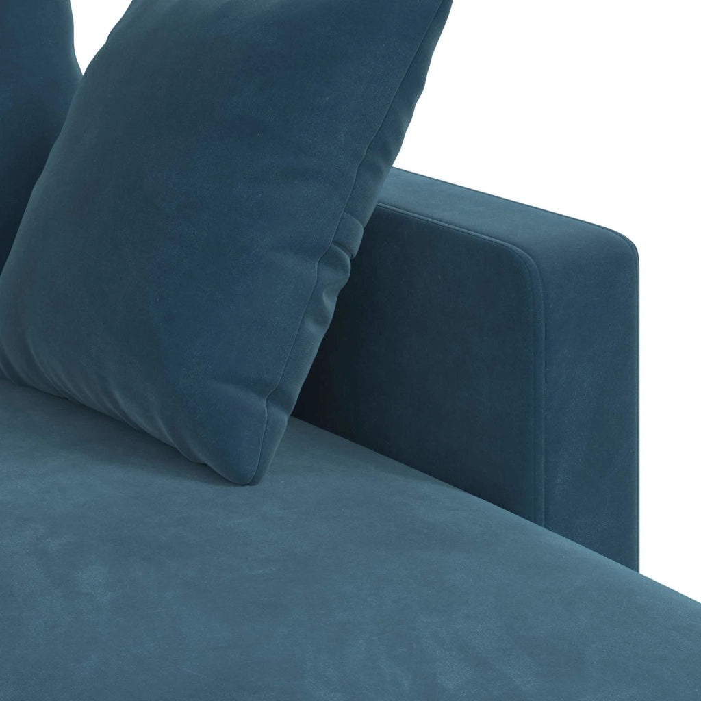 Divano Blu 178 x 134 x 80 cm Velluto 42024457