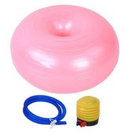 Yogabal 50 cm - Palla di Fitness Inflatabile - PVC - Forma a Donut - Sicura per Esplosione - Adatto per Casa/Rilassamento