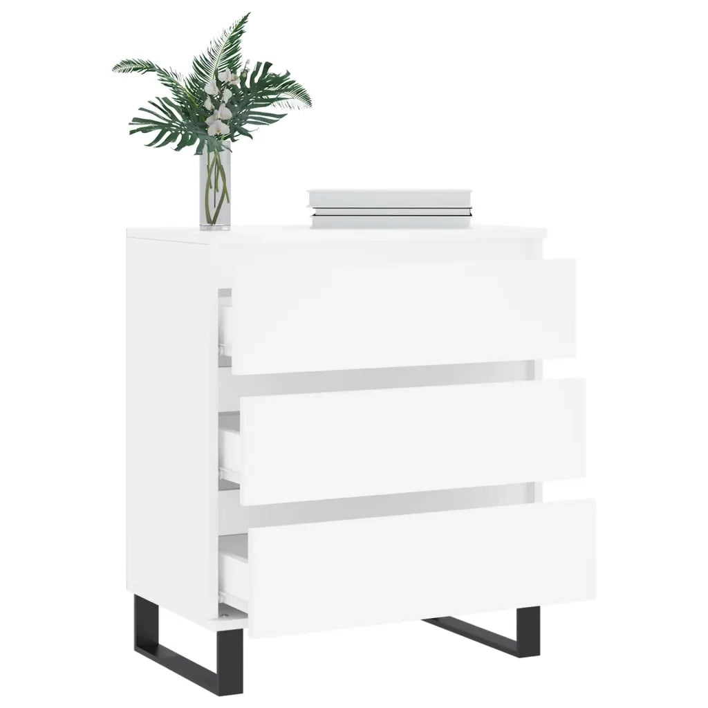 Credenza Bianca 60x35x70 cm in Legno Multistrato 827188