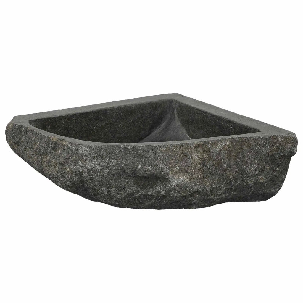 Lavabo ad angolo sospeso-Lavandino-Lavello Grigio (30-37) x (30-37) x 12 cm