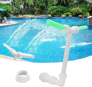 Waterval per fiume per piscine con due getti d'acqua - Regolabile altezza e direzione getto - Per piscine e bagni idromassaggi