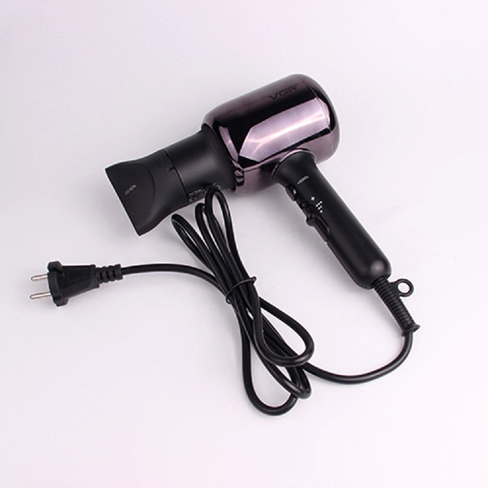 Trade Shop - Asciugacapelli Phon Professionale A Ioni Negativi 2 Velocita' Salone 2000w V-418 -