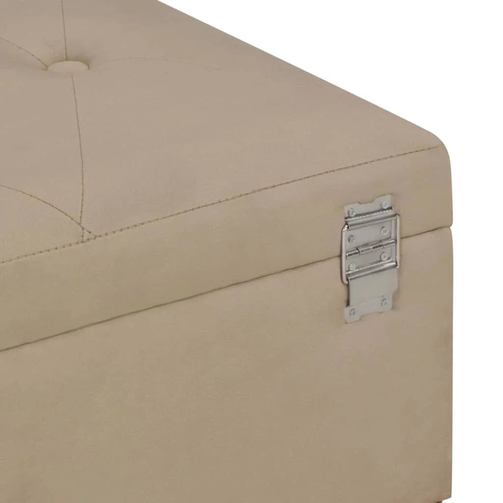 Panca con vano contenitore 105 cm velluto beige 02_0010814