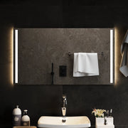 Specchio da Bagno con Luci LED-Specchio per Bagno 90x50 cm 684516