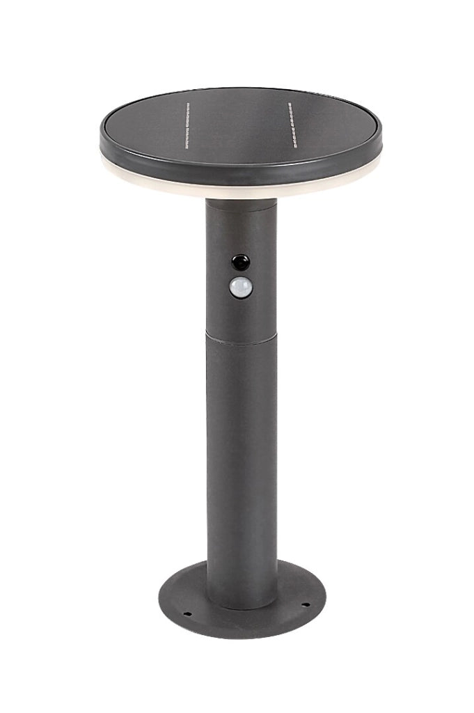 Lampada giardino solare LED 10W sensore Alaska antracite Rabalux