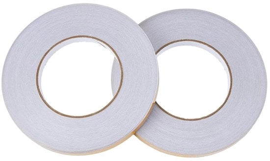 Nastro riflettente a secco 10 mm - 2 rotoli - nastro decorativo a secco - striscia riflettente - plastica PVC - 50 m/rotolo - design duraturo - nastro decorativo