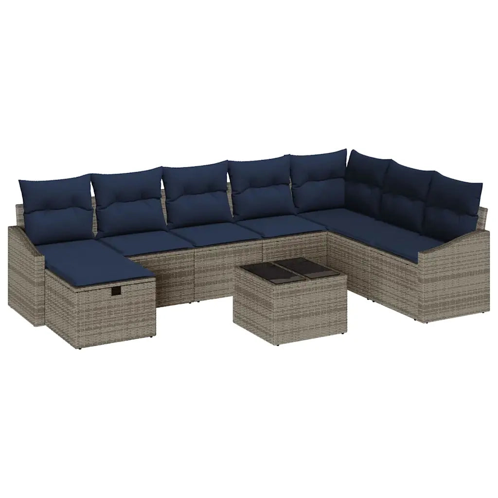 Set di divani con cuscino 6 pcs polyrattan 3360676