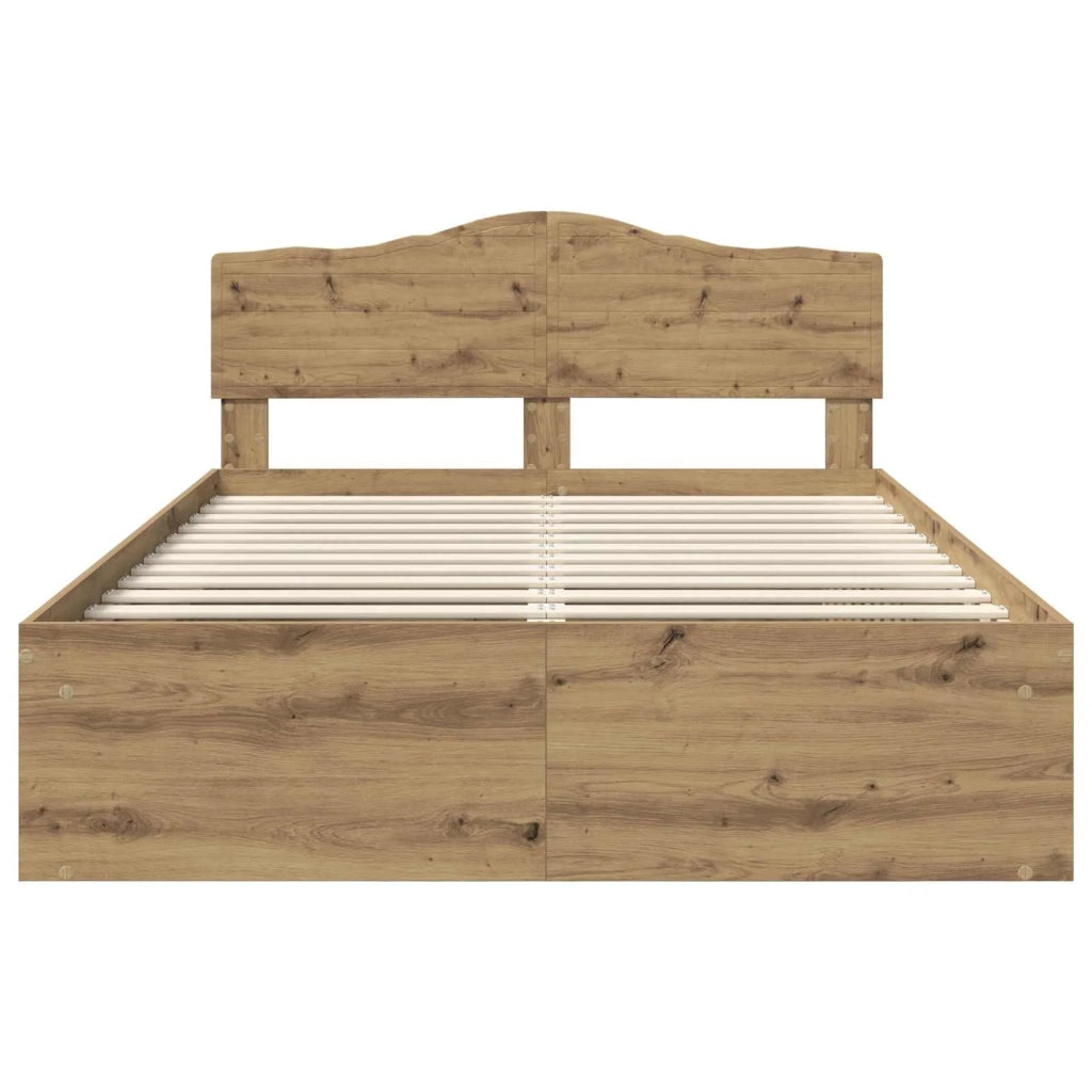 Struttura del letto Rovere Artigianale 150 x 200 cm