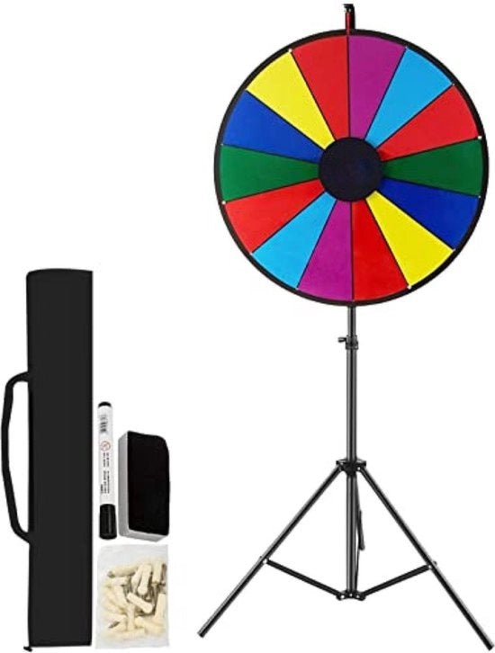 Fortuna in Miniatura - Giocattolo Ruota dei Colori - Giochi di Parole 46CM