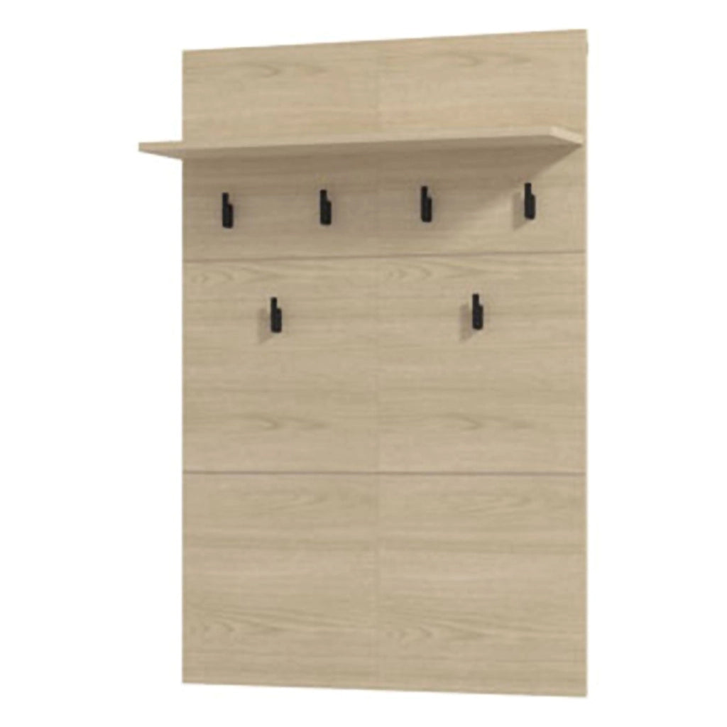 Navelli, Appendiabiti set Fissaggio a Muro Incluso, 115h cm Marrone Rovere