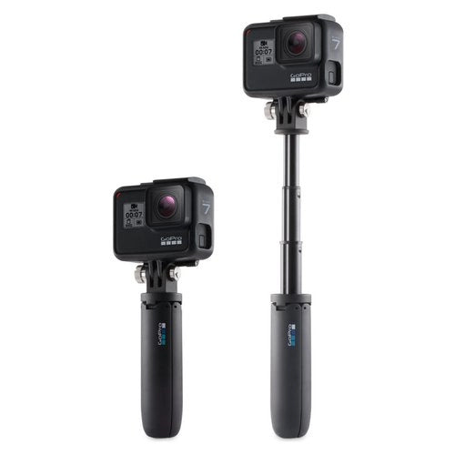 Bastone selfie shorty mini asta di prolunga + treppiede black afttm 001