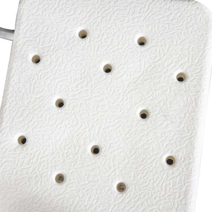 Sedia per Doccia con braccioli - Sedile da vasca con schienale sedia regolabile in altezza