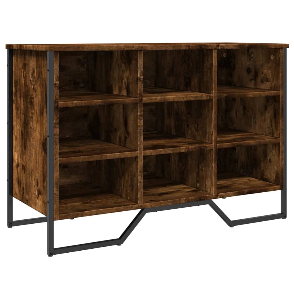 Scarpiera mobiletto portascarpe mobile per ingresso/corridoio/soggiorno 90 x 38 x 61,5 cm legno ingegnerizzato marrone 02_0021600