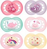 Set di pennelli per silicone 6-16 Day Night Mix - confezione da 6 - inclusa scatola di trasporto per sterilizzazione