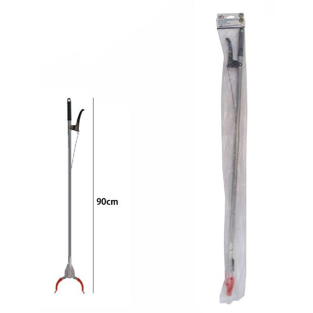 Trade Shop - Pinza Prenditutto Multiuso Braccio Raccogli Carte Rifiuti Casa Giardino 90cm 70612 -