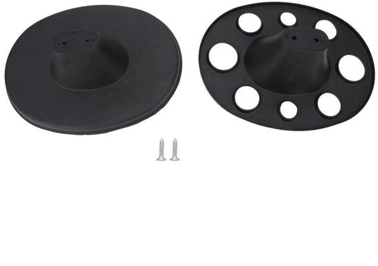 Oggetto di accessoriario per capelli - Organizzatore per strumenti per capelli in plastica - Base circolare per capelli - Borsetta per capelli standard - Accessori per parrucchiere - Installazione facile - Tieni i capelli organizzati