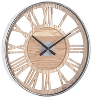 Orologio da Parete Ø60x6 cm in Mdf e Acciaio Ticking