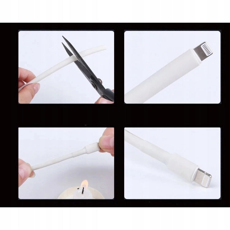 Tubo Termorestringente Nero 35mm 1m – Flessibile e Autoestinguente | Riduzione 2:1, Resistente UV, Impermeabile