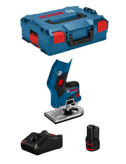 Rifilatore BOSCH GKF 12V-8 (1 x 3,0 Ah + GAL12V-40 + L-Boxx 136)