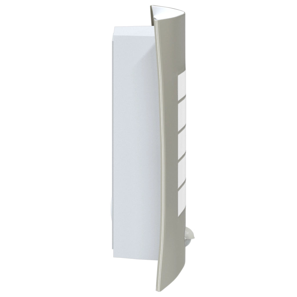 Lampade da parete esterne con sensore 2 pz Acciaio inox Argento IP44