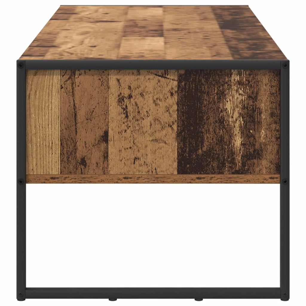 Tavolino da salotto con cassetto Legno vecchio 100 x 46 x 40 cm