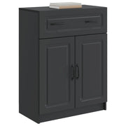 Credenza | Madia | Buffet da pranzo | Armadio da pranzo Nero 66 x 34,5 x 87 cm Legno ingegnerizzato