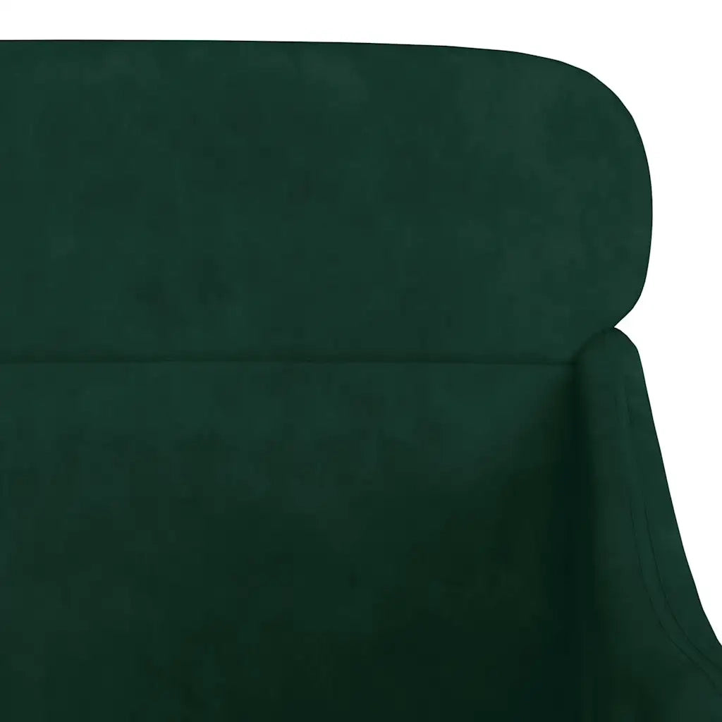 Poltrona Verde Scuro 63x76x80 cm Velluto cod mxl 14215