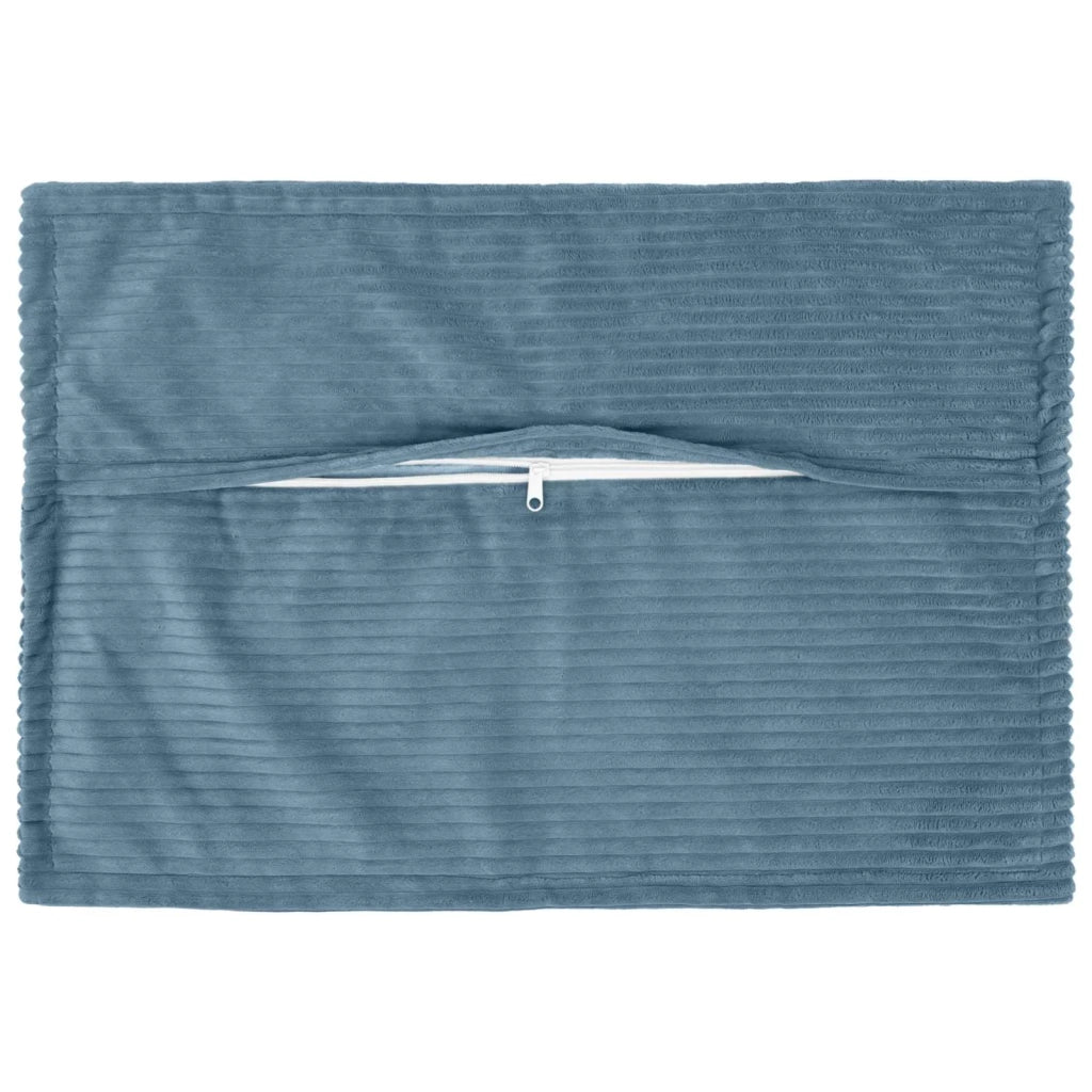 Federa 6 pz HOUTEN Blu 40 x 60 cm corduroy 917519