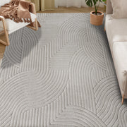 Tappeto da salotto geometrico ¨C zephmum ¨C 230x160 cm gris antiscivolo