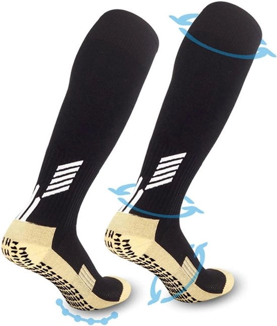 Calzettoni da calcio per adulti e bambini - misura universale 32-44, flessibili, antiscivolo - supporto alla caviglia e al tallone, perfetta aderenza, respiranti, si adattano perfettamente a ogni palla.