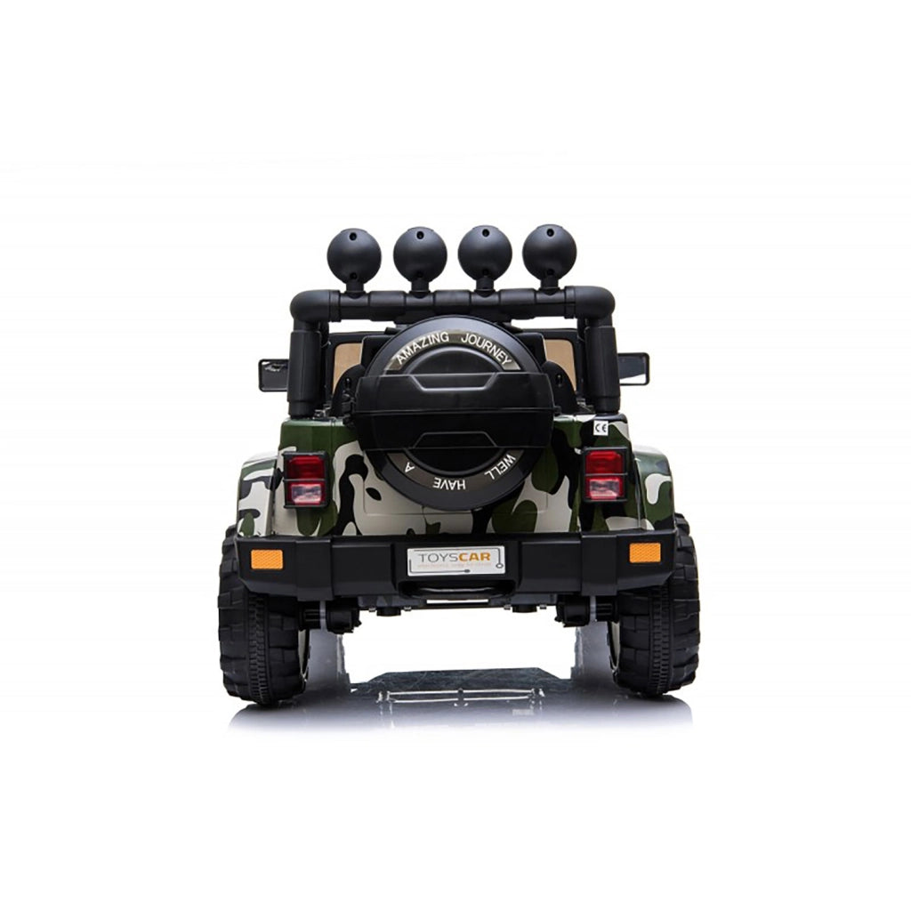 Macchina Elettrica per Bambini Fuoristrada Adventure 12V con Telecomando Mimetico